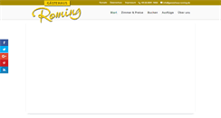 Desktop Screenshot of gaestehaus-roming.de